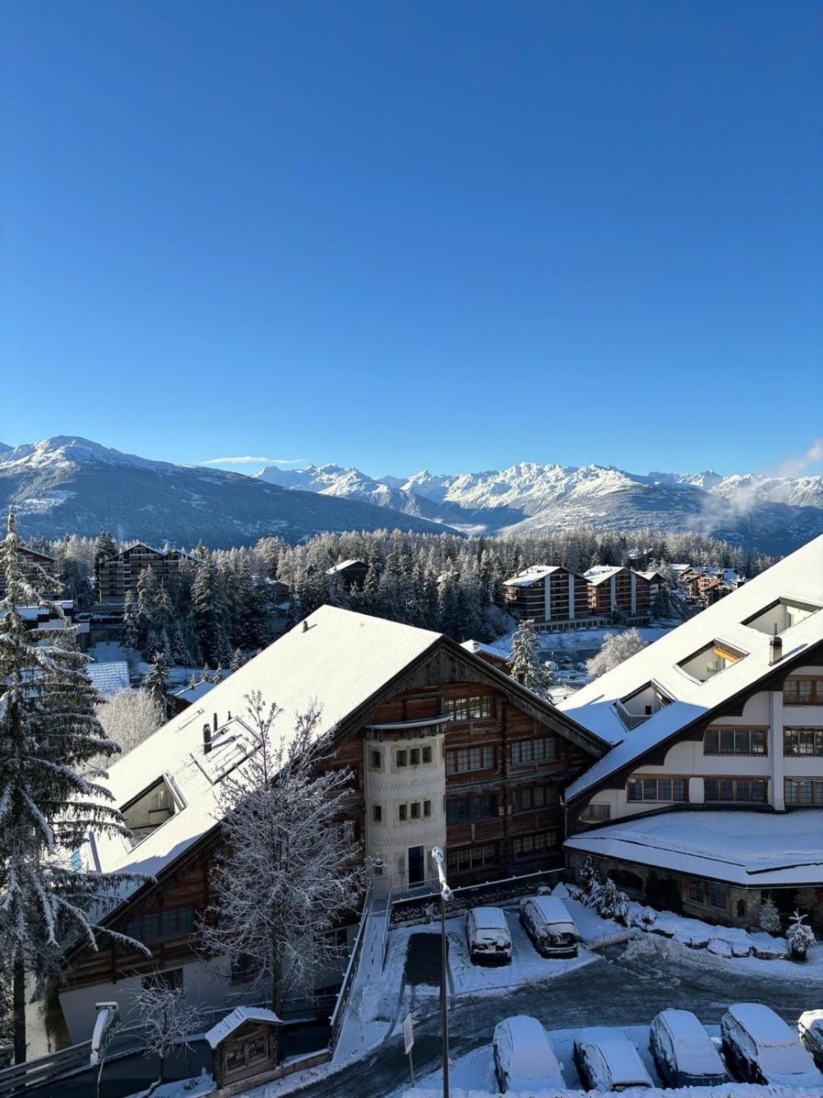 Апартаменты L'Eperon Center Crans Wonderful View Экстерьер фото
