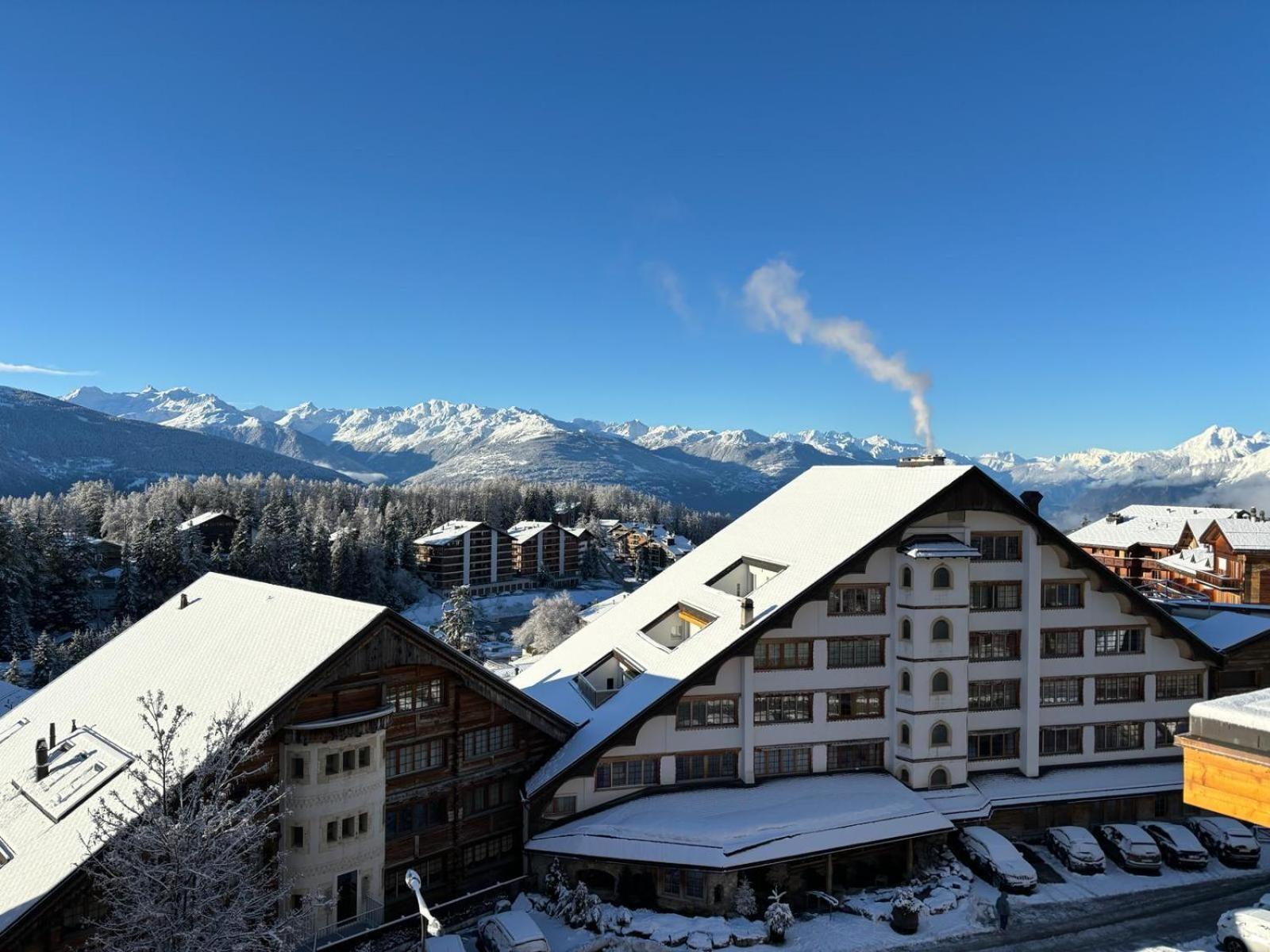 Апартаменты L'Eperon Center Crans Wonderful View Экстерьер фото
