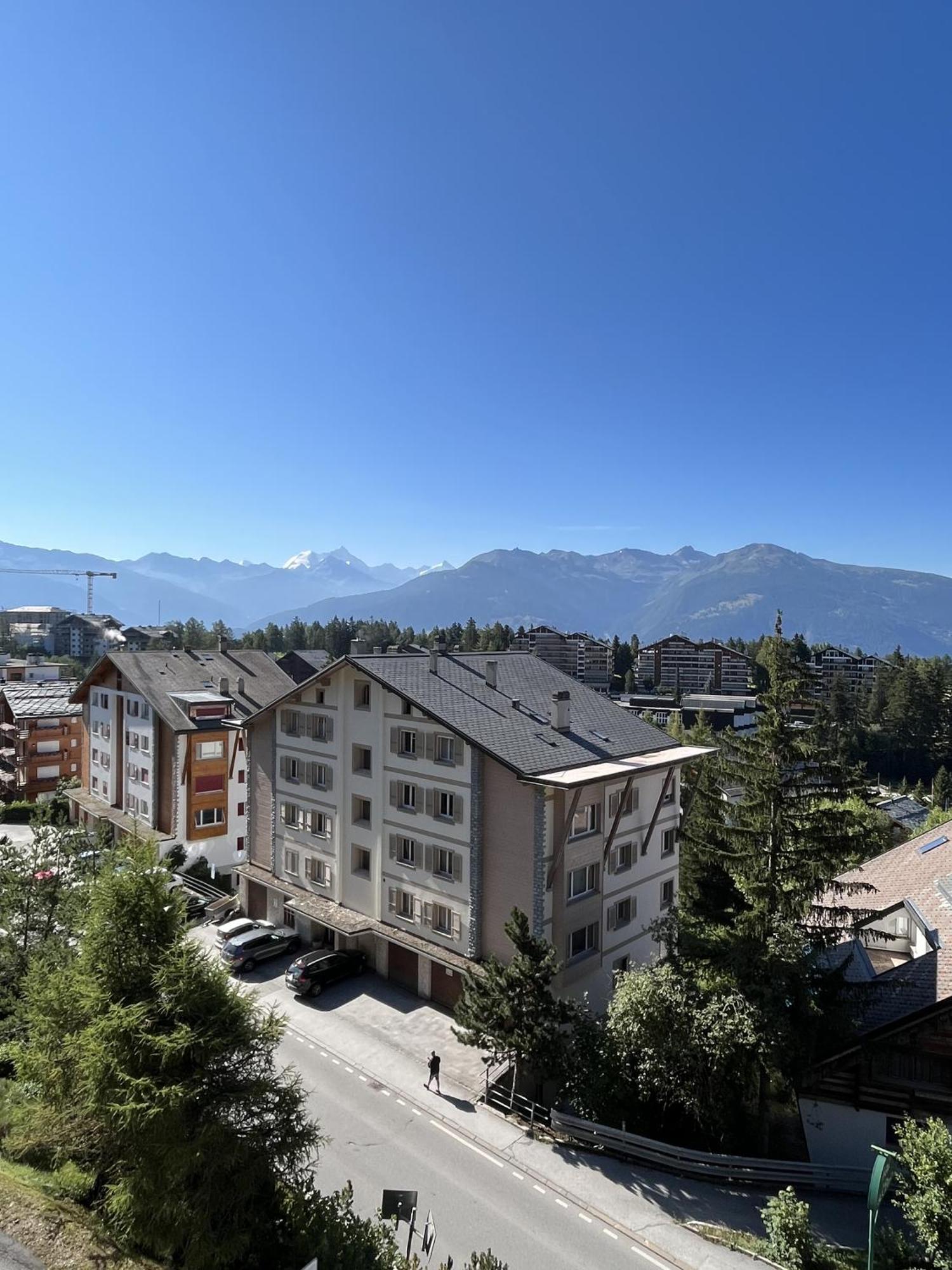 Апартаменты L'Eperon Center Crans Wonderful View Экстерьер фото