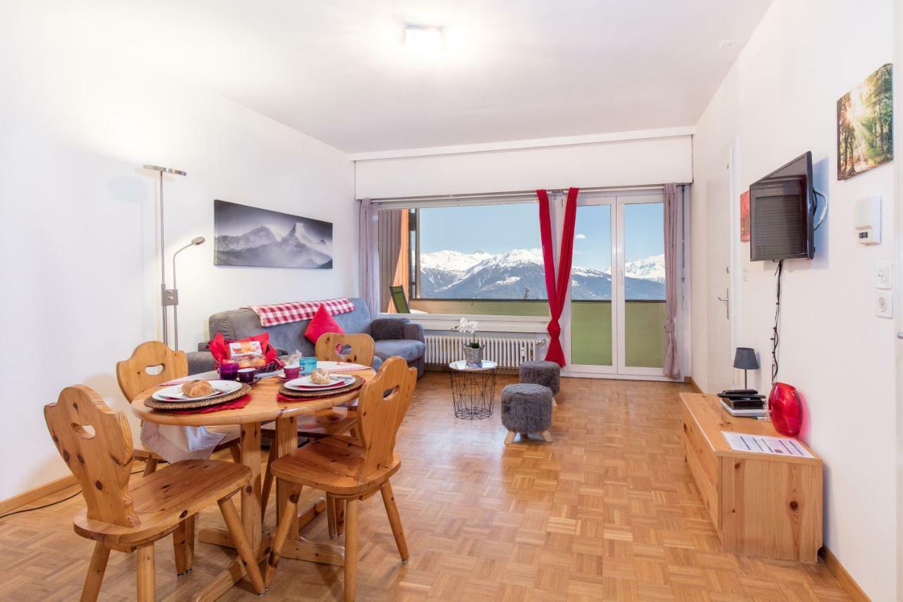 Апартаменты L'Eperon Center Crans Wonderful View Экстерьер фото